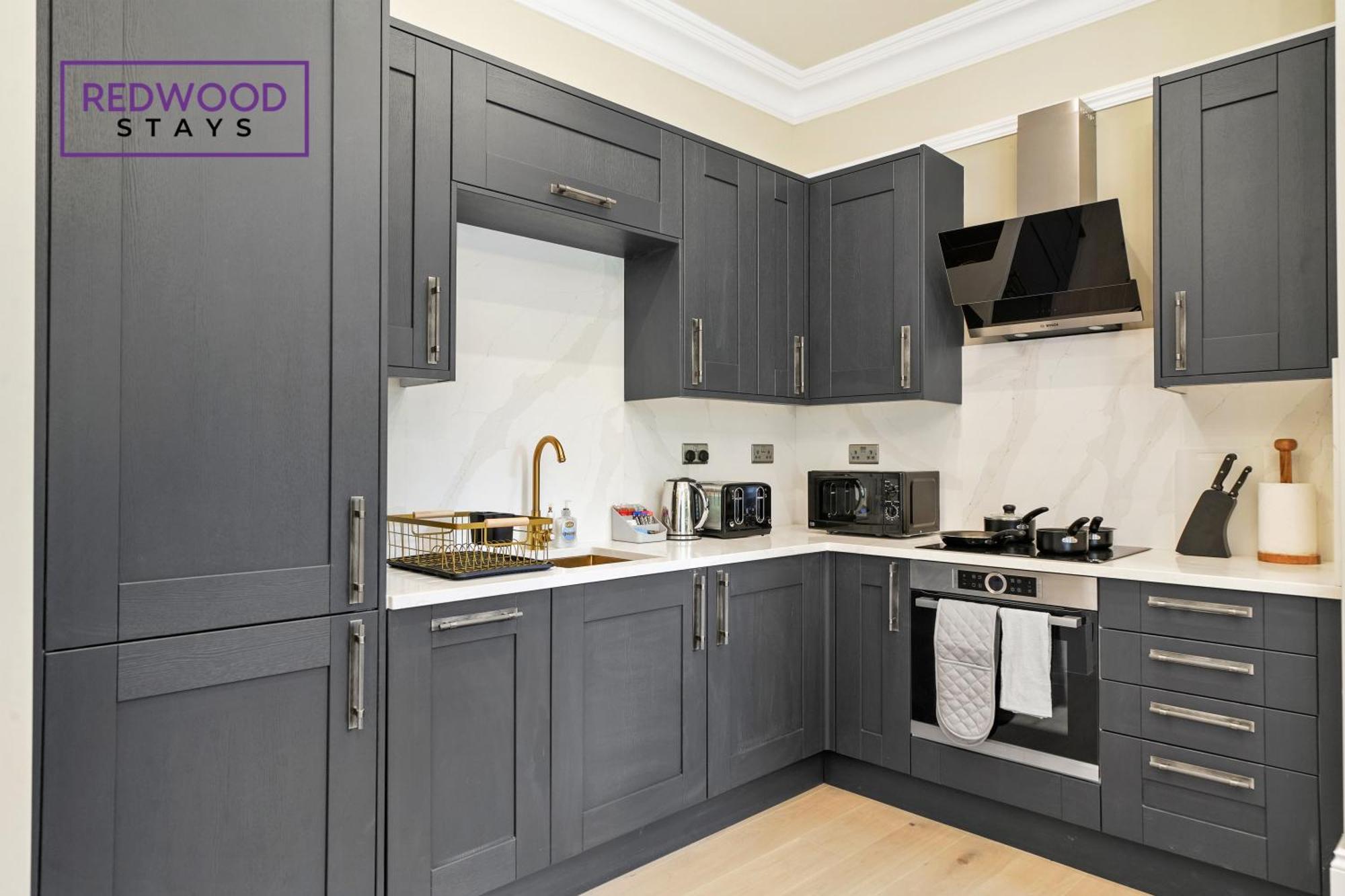 Top Quality 2 Bed 1 Bath Apartments For Contractors By Redwood Stays Reading Exteriör bild