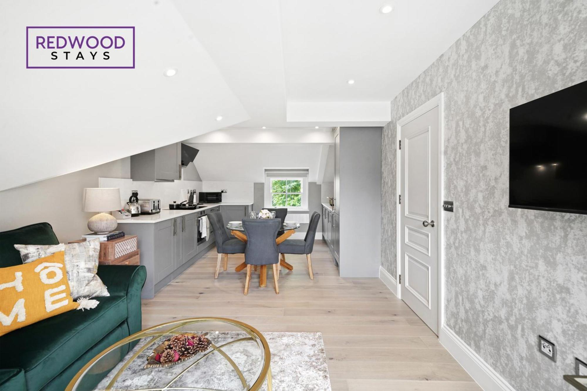 Top Quality 2 Bed 1 Bath Apartments For Contractors By Redwood Stays Reading Exteriör bild