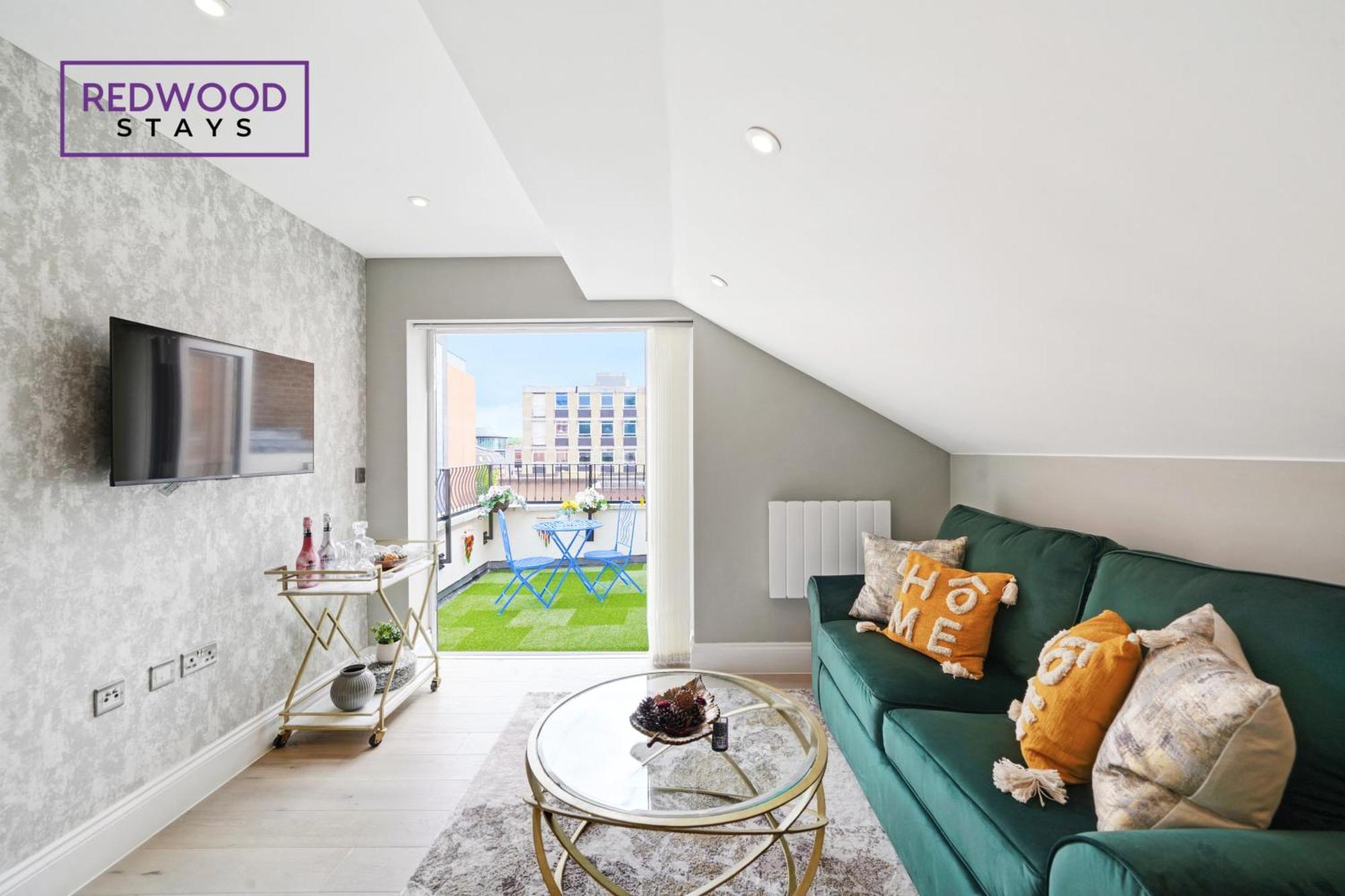 Top Quality 2 Bed 1 Bath Apartments For Contractors By Redwood Stays Reading Exteriör bild