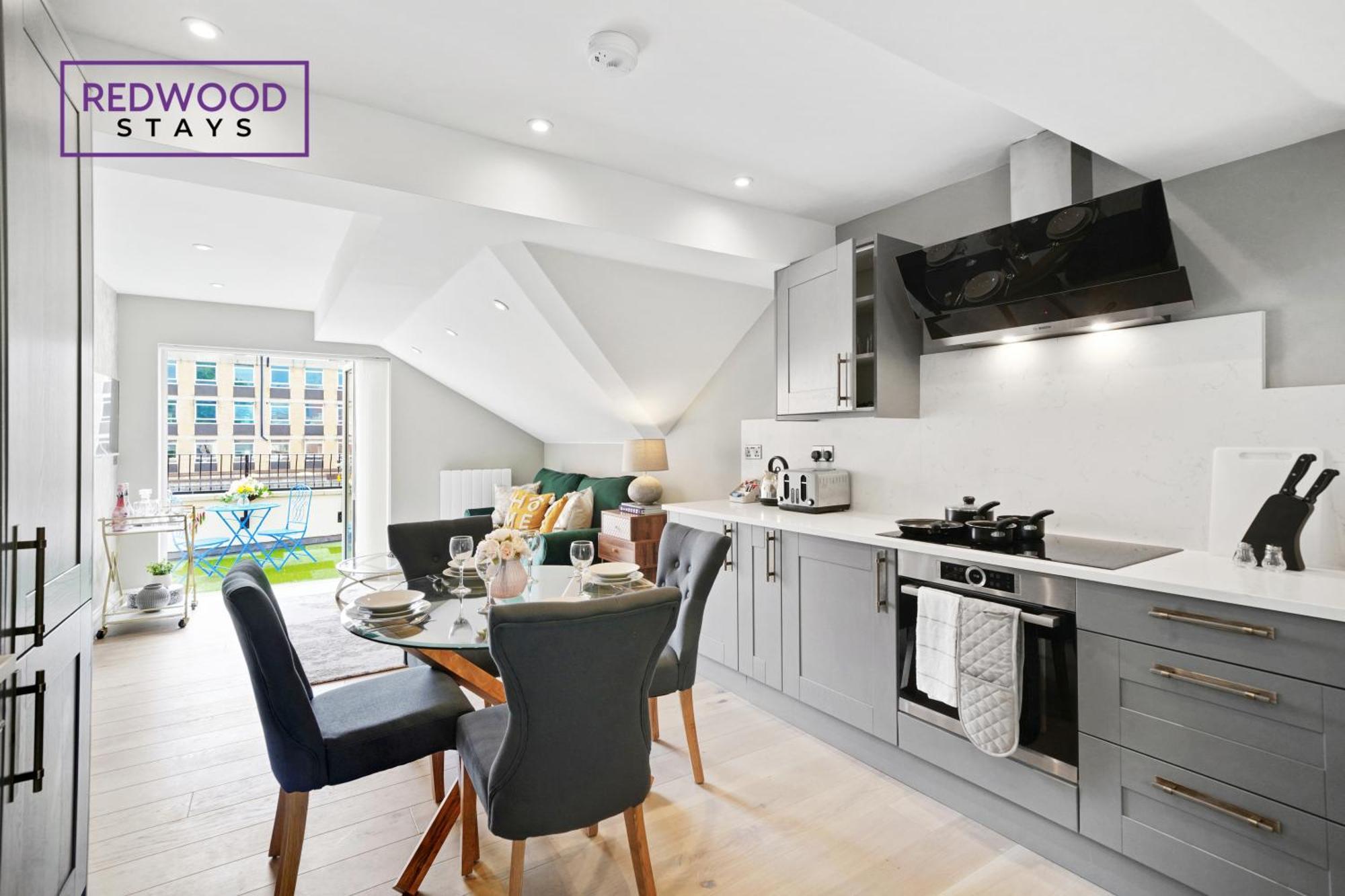 Top Quality 2 Bed 1 Bath Apartments For Contractors By Redwood Stays Reading Exteriör bild