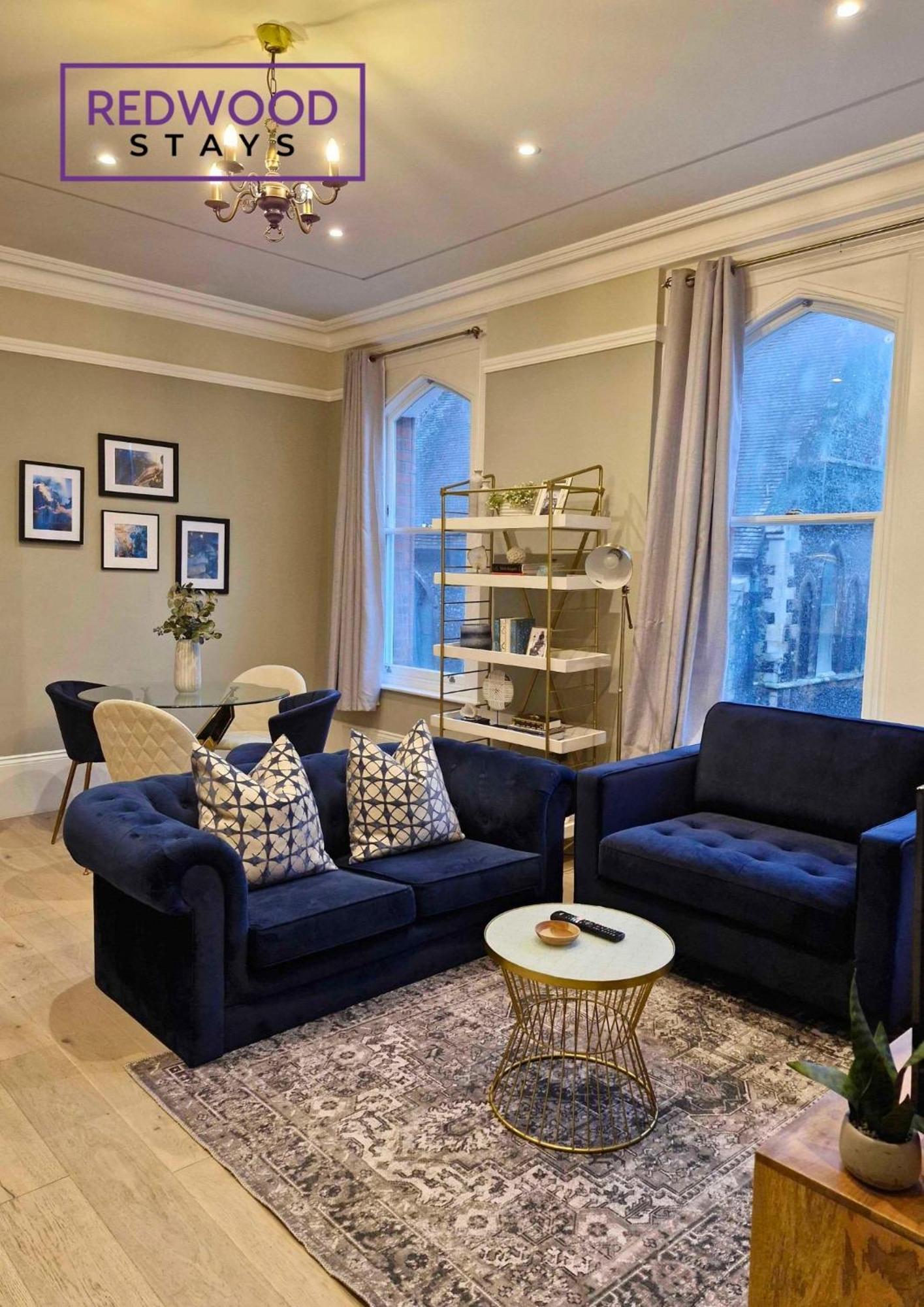Top Quality 2 Bed 1 Bath Apartments For Contractors By Redwood Stays Reading Exteriör bild